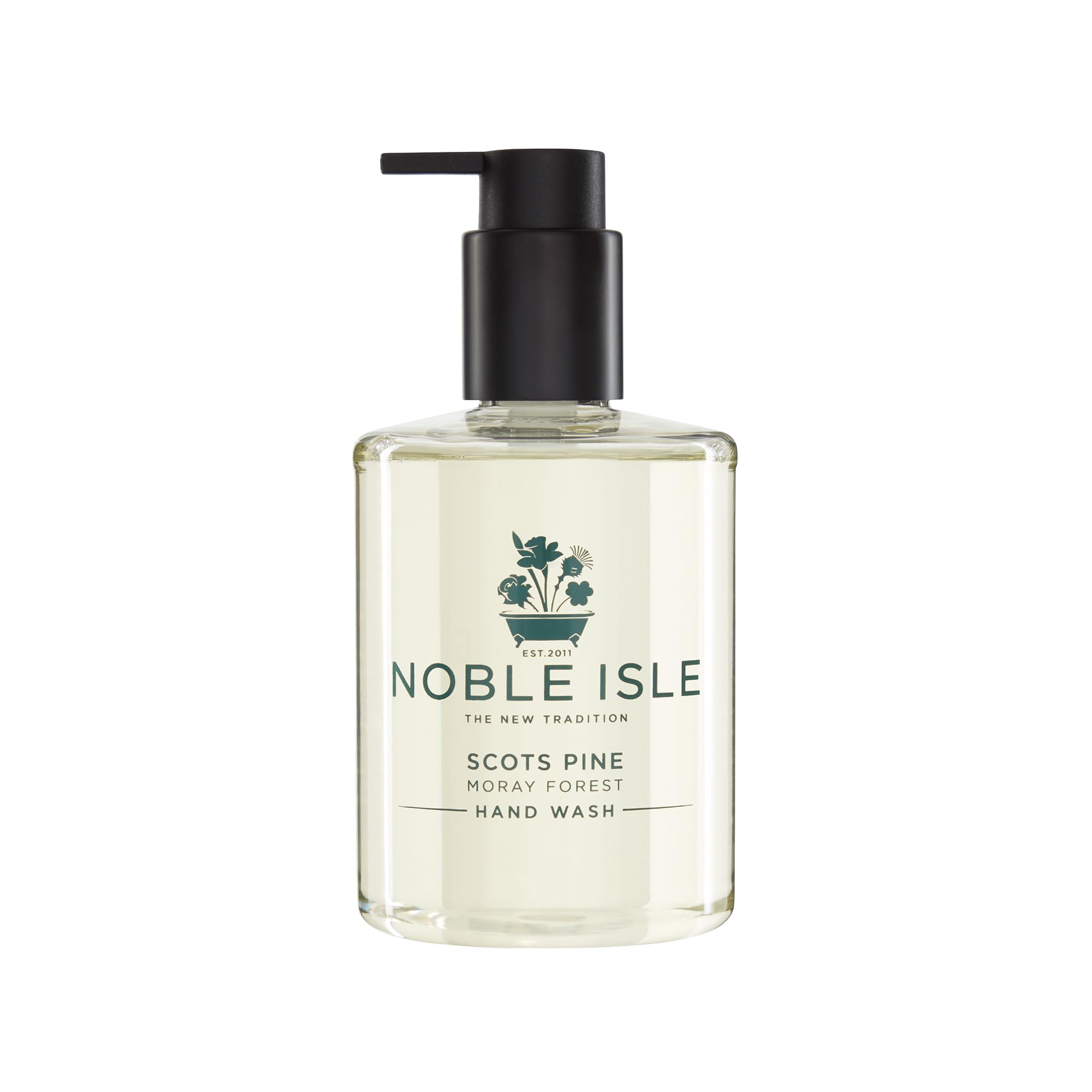 Noble Isle Scots Pine Hand Wash | Luxury Hand Wash Liquid Soap For Men & Women | Organic, Vegan Friendly, Real Perfume, Britain In A Bottle Hand Soap | Made In The UK - 250ml