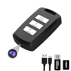 Mini Spy Camera, 1080P Car Key Hidden