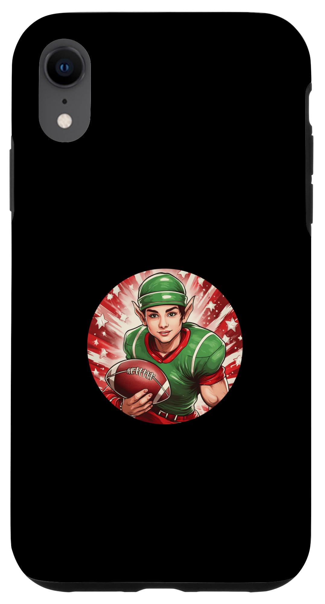 iPhone XR Christmas Elf American Football Case