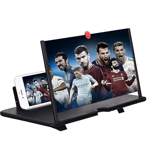 Phone Screen Iphone Movie Holder 12'' 3D Screen Magnifier For Cell