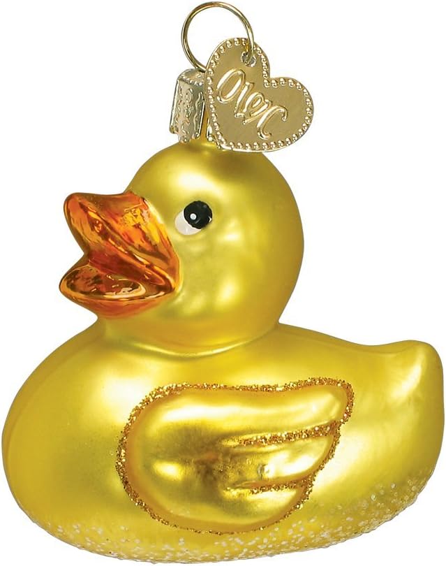 Ornaments - Old World Christmas Rubber Ducky Baby Collection Glass Blown Ornaments for Christmas Tree