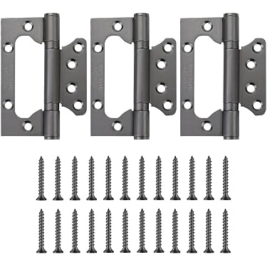 Pack De 4 Bisagras De Acero Union Con Rodamiento De Bolas – 76x51 Mm – Puertas Interiores