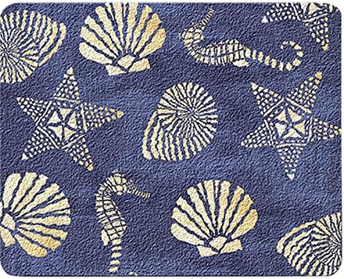 Scallop Seashell Starfish Seahorse Glass Cutting Board Highland Graphics