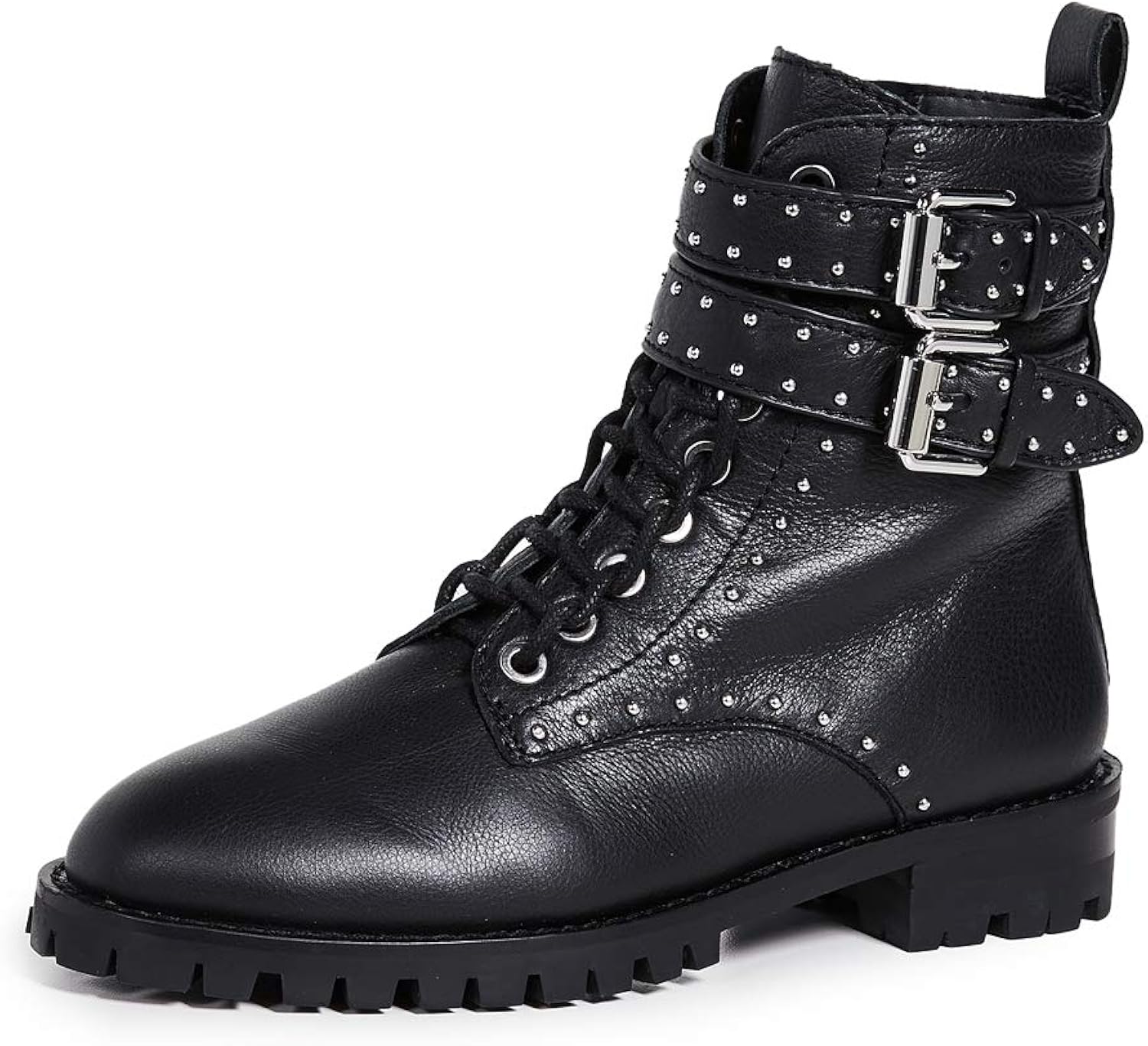 rebecca minkoff jaiden studded combat boots
