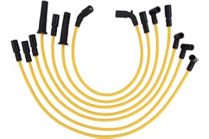 NewYall Pack of 7 8mm Ignition Spark Plug Wire Set for 4.3L V6 Chevy Express Astro S10 P30 for GMC C1500 Jimmy Savana Sonoma 1996-2005