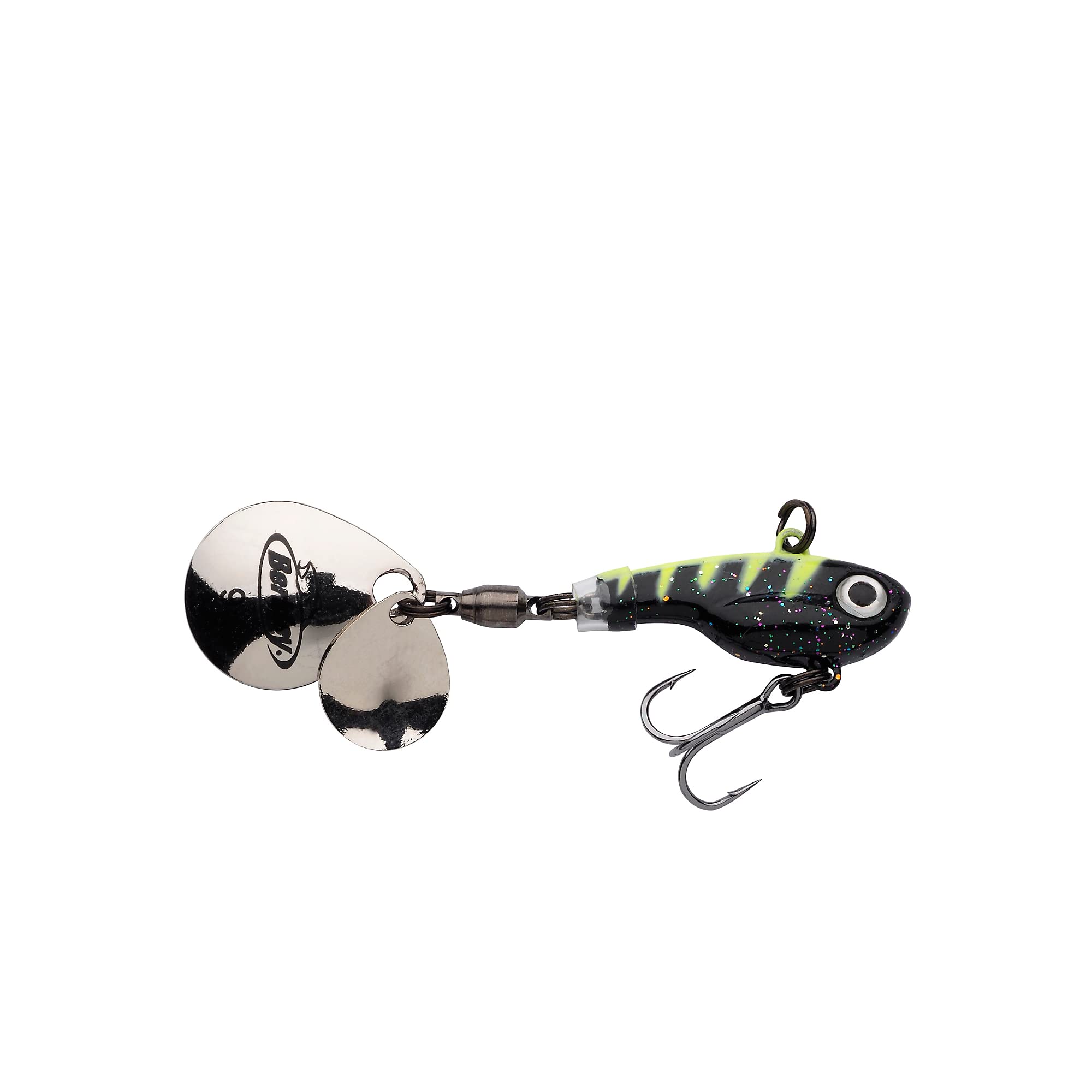 Berkley Pulse Spintail, Jig Lure with Spinner Blade & Berkley Fusion Treble Hook - Long Casting Hard Bait for Perch, Trout, Pike, Unisex,Jailbird, 14g | 70mm