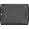 Epicurean All-In-One Cutting Board with Non-Slip Feet, 17.5" x 13", Slate/Black
