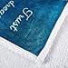 Rose Home Fashion Fuzzy Blanket, Throw Blanket, Fleece Blanket, Plush Blanket, Fluffy Blanket, Get Well Gifts, Sympathy Gift, Breast Cancer Gifts, Cancer Gifts for Women, Breast Cancer Survivor Gifts (Throw, Teal)