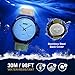 Mens Unique Analog Quartz Watch, Waterproof Business Casual Leather Dress Wrist Watch with Simple Fashion Classic White Time Mark Design Key Scratch Resistant Face 98FT 30M Water Resistant - White
