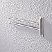 KES 13.8 Inch Bathroom Swing Arm Towel Bars 2-Arm Wall Mount Swing Out Towel Shelf, Brushed SUS304 Stainless Steel, A2102S2-2