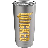 Wicked: For Good Logo Yellow Brick Road Stainless Steel Insulated Tumbler