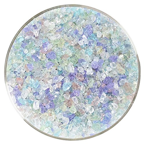 Perfect Pastels Designer Fusible Glass Coarse Frit Mix - 4oz - 90COE - Made from Bullseye Glass by New Hampshire Craftworks