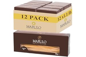 Linguine, Pack of 12, Short Pasta Bronze Die Cut Artisan, Italian Pasta,100% Durum Semolina,Imported Italian Artisan Pasta by Marulo.