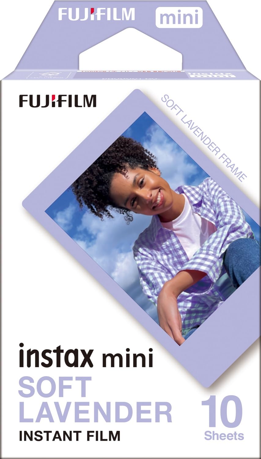 instax instant mini film 10 shot pack, Soft Lavender