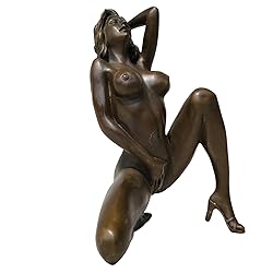 R REALONG Nude Female Bronze Sculpture - Sexy Naked