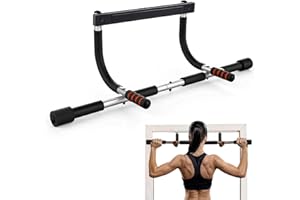 Stopsad Pull Up Bar, Heavy Duty Indoor Chin-Up Bar, Multi-Grip Upper Body Workout for Home Gym, Portable Fitness Trainer, Max Load 450 lbs | Easy Installation