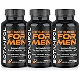 DHT Blocker for Men Hair Growth: Natural Hair Loss Supplement - Formula with 10000mcg Biotin & Saw Palmetto for Mens thinning Support (60 Count (Pack of 3))