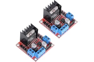 VKLSVAN 2 PCS L298N Motor DC Stepper Motor Driver Controller Board Module Dual H Bridge for Arduino