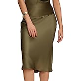 MOLISILK 19Momme Pure Mulberry Silk Skirt Women Summer Skirts A-Line Bias-Cut Midi Length Long Skirts Trendy Elegant Outfits