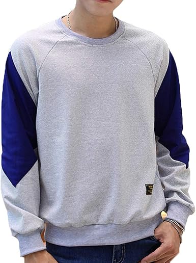 Amazon 春服 メンズ トレーナー プルオーバーパーカー Tシャツ スウェットシャツ メンズ 綿 長袖 オシャレ服 スポーツミックス ゆったり 上着 メンズ 秋 メンズファッション M 4xl トレーナー パーカー 通販