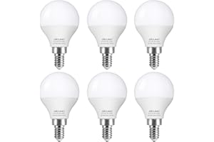 DiCUNO A15 E12 LED Bulb, 60W Equivalent Candelabra Base Globe Light Bulbs, 2700K Warm White, 90 CRI, 5W 600 Lumen, Non-Dimmab