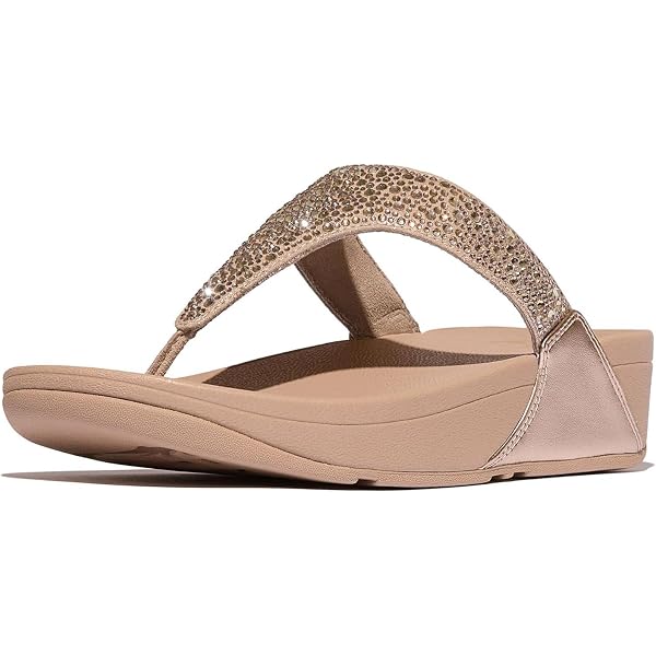 Amazon.com | FitFlop Women's Twiss Crystal Toe-Post Sandal | Flip