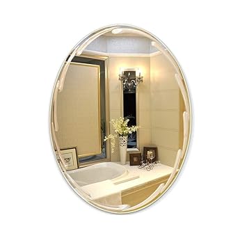 Amazon Com Gxfc Oval Wall Mounted Mirror Dressing Mirror