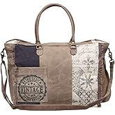 Myra Bag Retro Print Travel Weekender Bag for Women S-1200