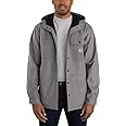 Carhartt Men's Rain Defender Relaxed Fit Heavyweight Hooded Shirt Jacket
