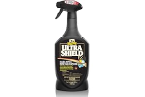 Absorbine UltraShield EX 32oz Sprayer Insecticide, Kills & Repels Flies, Mosquitoes, Ticks, Fleas, Lice, Use on Horses, Dogs, Premises