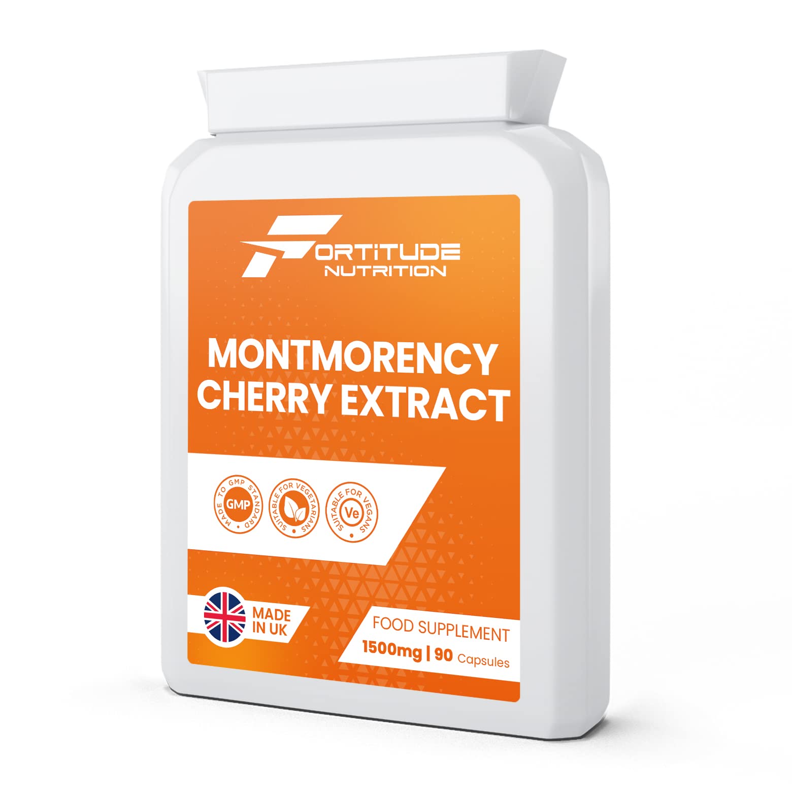 Montmorency Cherry Capsules | High Strength Natural Freeze Dried Tart Cherry Extract | Sour Cherry Tablets 1500mg 90 Vegan Capsules Antioxidants Cherry Supplement