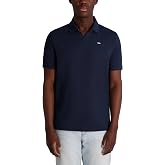 KARL LAGERFELD Men's Basic Simple Collared Short Sleeve Polo