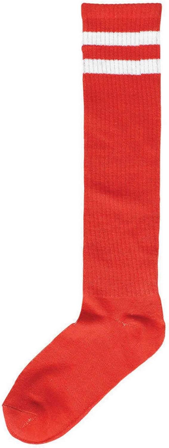 Amscan Stripe Knee Socks, Party Accessory, Red: Kitchen & Dining