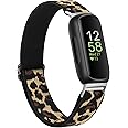 Vancle Elastic Bands for Fitbit Inspire 3 Bands Women, Breathable Adjustable Replacement Stretchy Nylon Loop Wristband Sport Straps Compatible with Fitbit Inspire 3 Fitness Tracker