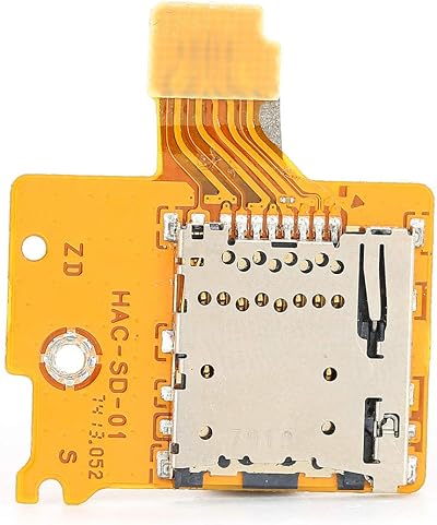 Sutinna Micro Memory TF SD Card Slot Reader Board Replacement for Switch NS