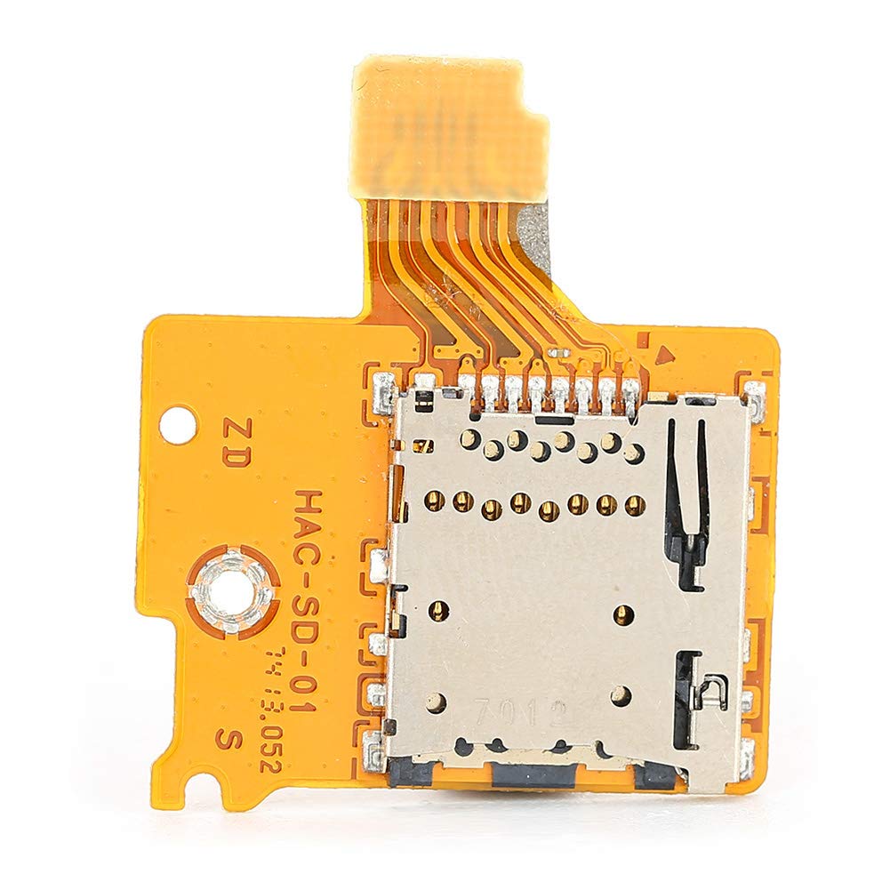 Cuifati Memory Card Slot, Console Memory Card Slot,Micro Memory Card Slot Socket Card Reader Board Replacement for Console