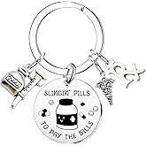 Nfyxcaz Pharmacist Gifts for Women Men Pharmacy Technician Keychain Pharmacy Student Graduation Gifts Retirement Gift for Pharmacist