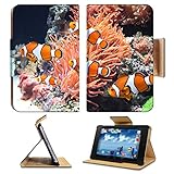 Asus Google Nexus 7 1st Generation Tablet Flip Case Sea anemone and clown fish in marine aquarium 33869296 by MSD Customized Premium Deluxe Pu Leather generation Accessories HD Wifi 16gb 32gb Luxury Protector Case