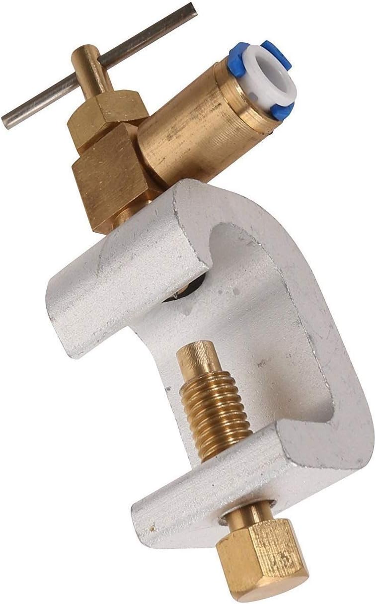 Saddle Valve - Reverse Osmosis, Undersink Water Filter Self Piercing Tube Clamp With 1/4" Connector, Silver, Gold