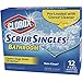 Clorox ScrubSingles, Bathroom, Bleach Free Cleaning Pad - Rain Clean, 12 Count