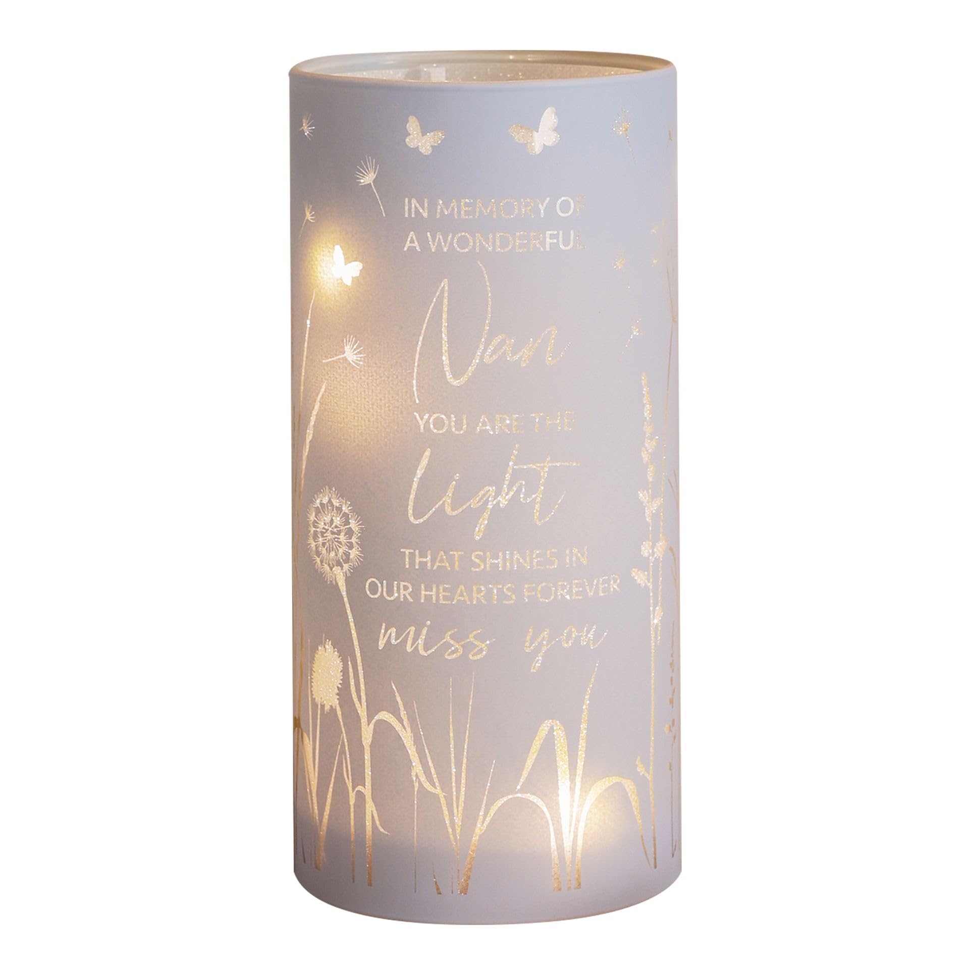 Widdop Thoughts of You LED Memorial Tube Light - Nan - Commemorative Light Present Memory Sentimental Message