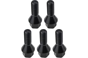 MUNIK 5Pcs 36130141574 M12 x1.5 x26 Wheel Lug Bolt Stud Compatible with BMW 1 3 5 6 X1 X5 Z4 Series 120i 320i 545i 645Ci | for Mini R50 R53 R56 R52 Replace# 36130141574 36130141576 36131095390