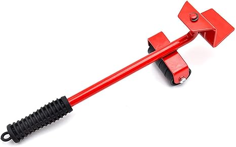 Amazon Com Zwb Pry Bar With Wheels Furniture Lifter Dolly Steel Lever Crowbar For Lifting Prying And Moving Objects Rolling Head Pry Bar Home Kitchen