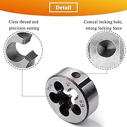 Teocpai Metric Tap and Die Set M16 x 1.5mm HSS