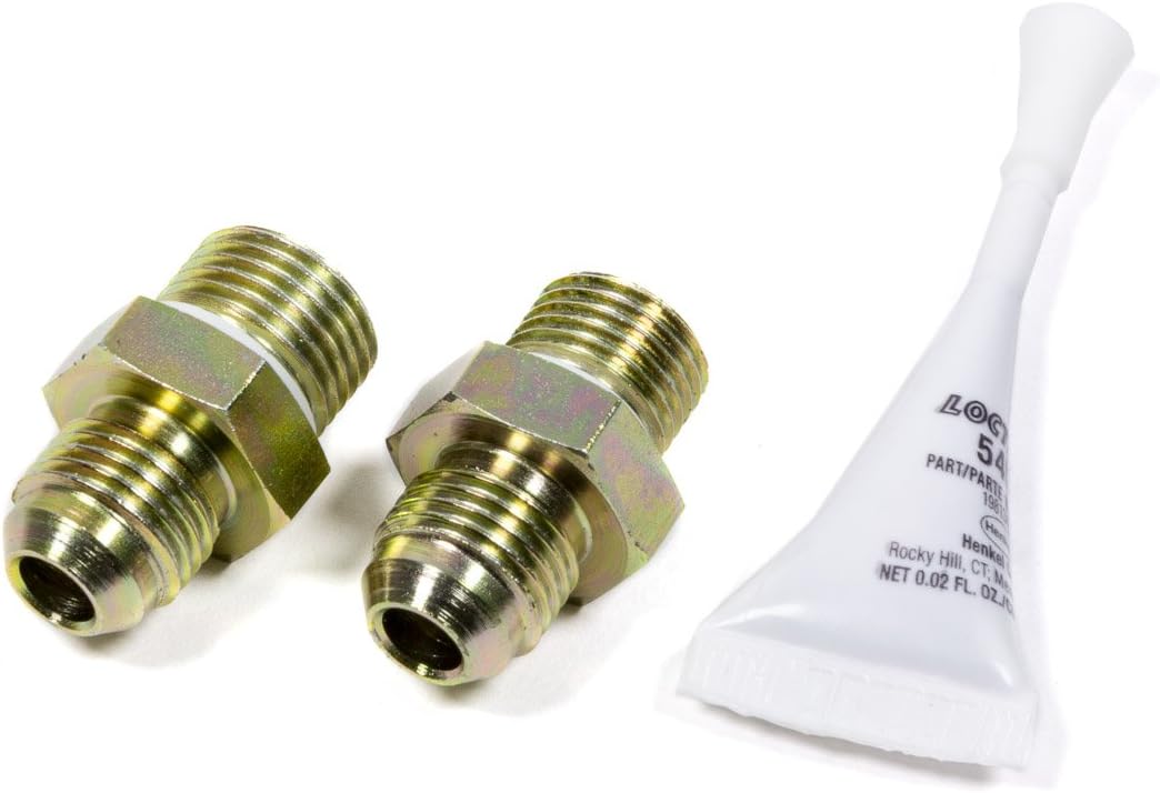 Unisteer8026070 Power Steering Adapter Fitting (Power Mustang II FittingKit with Locktite)
