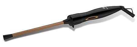 Havells HC4031 7mm thin Chopstick Curler, ceramic barrel,Fast heat up results into Long-lasting maggie Curls for Short & Long hair (Black)