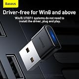 Baseus BA04 Bluetooth 5.0 USB Receiver Adapter for PC Wireless Keyboard Mouse view 2