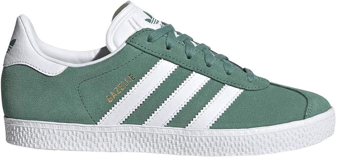 green suede adidas trainers