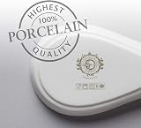 WM Bartleet & Sons Traditional Porcelain Spoon Rest - White Ceramic view 7