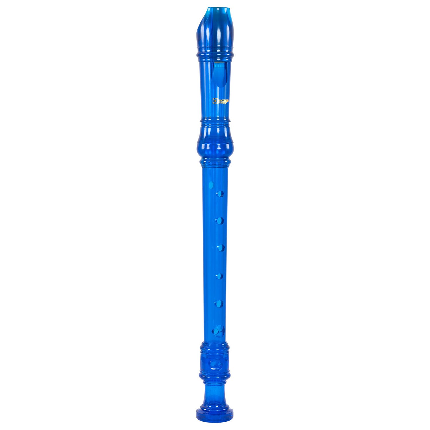 Recorder Workshop 301TBL Descant Recorder, Transparent Blue